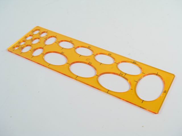 Shabloon Ellipsograph 1052 (ovaalid)/20