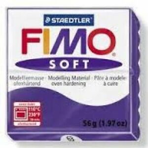 Polümeersavi Soft 57g tumelilla, Fimo /6