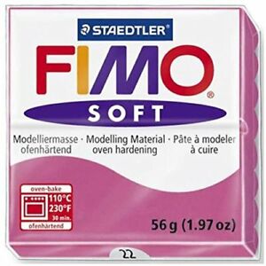 Polümeersavi Soft 57g vaarikapunane, Fimo /6