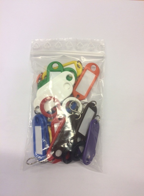 Võtmelipik 20tk+markeerimisrõngas 10tk, värviv. Wedo