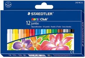 Õlipastellid 12 värvi Noris Club JUMBO Staedtler /10