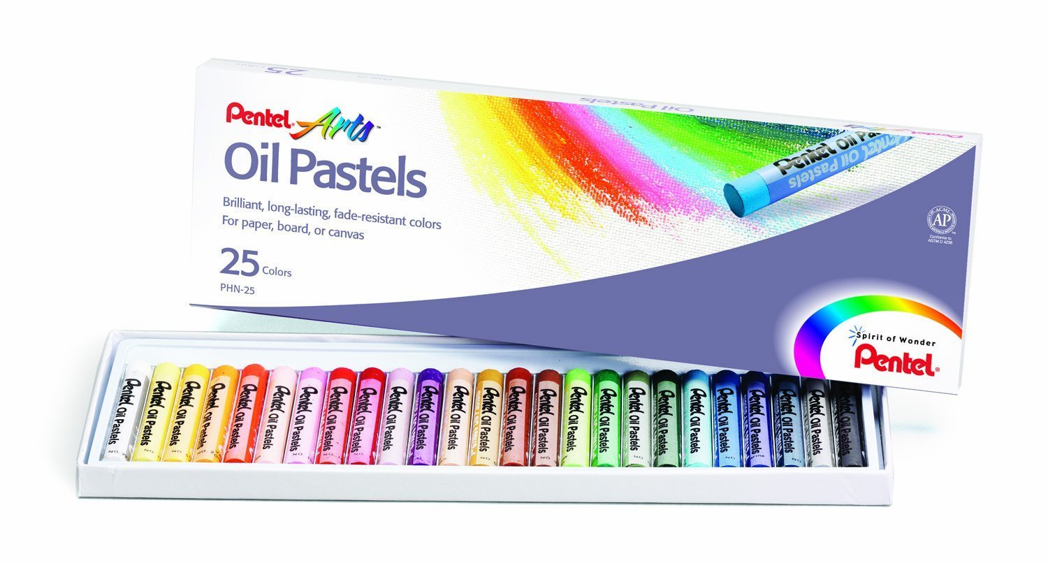 Õlipastellid 25 värvi Arts, Pentel /12/72