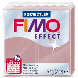 Polümeersavi Effect 57g läbip. pärlroosa, Fimo /6