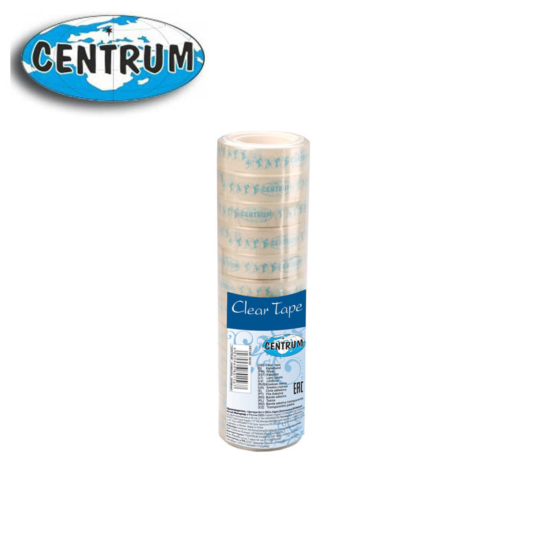 Kleeplint 12mmx10m läbipaistev Centrum (CP)/12/720