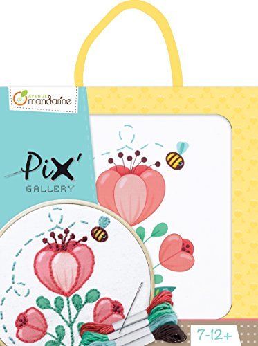 Tikkimiskomplekt ''Tulp'' tikkimisraamiga, Avenue Mandarine