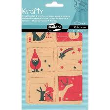 Kingipaki etiketid ''Jõulud'' 6tk lehel 4lehte punane-roheline, Maildor /10