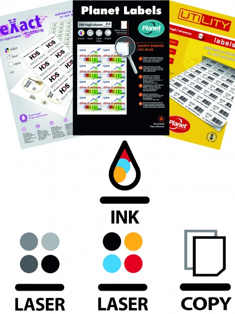 Etiketid Utility A4 70x48 100 lehte/18tk lehel