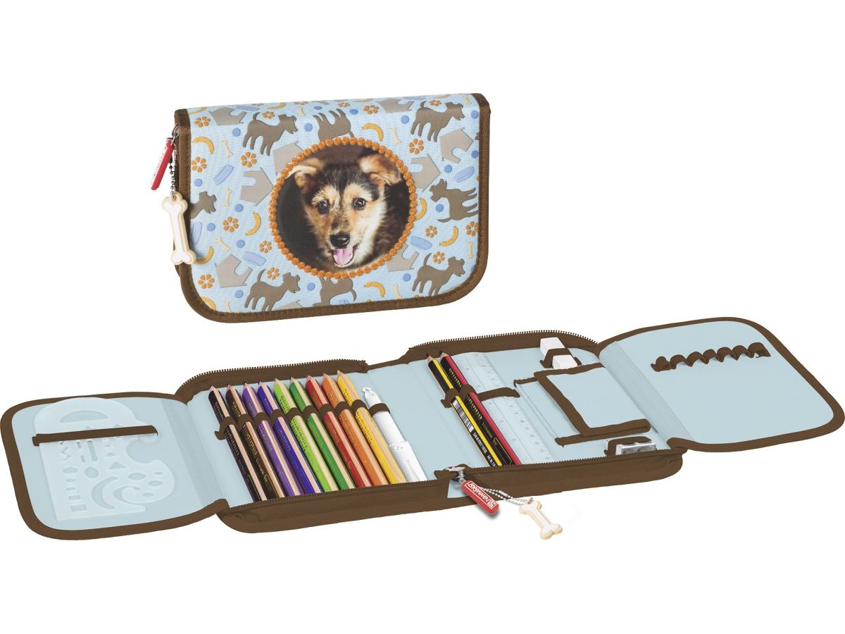 Pinal täidetud Staedtleri pliiatsitega ''FoE'' 2-klapiga