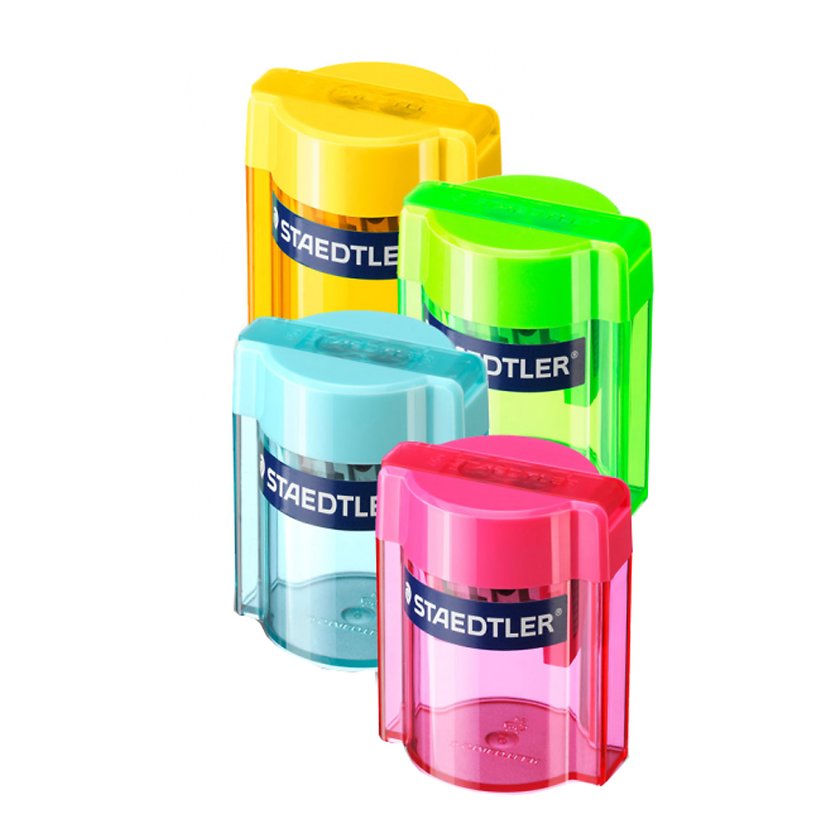 Pliiatsiteritaja 2 ava- ja kaanega Noris Club, konteineriga, Staedtler/10