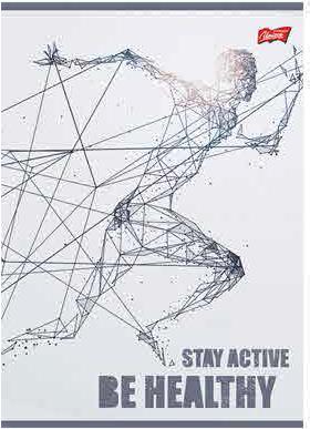 Vihik A5/12l ruut „Sport“ 4 motiivi 70g, Unipap /25