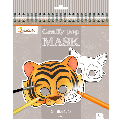 Maskitoorikuraamat 24l ''Loomad'' 250g, Avenue Mandarine /5