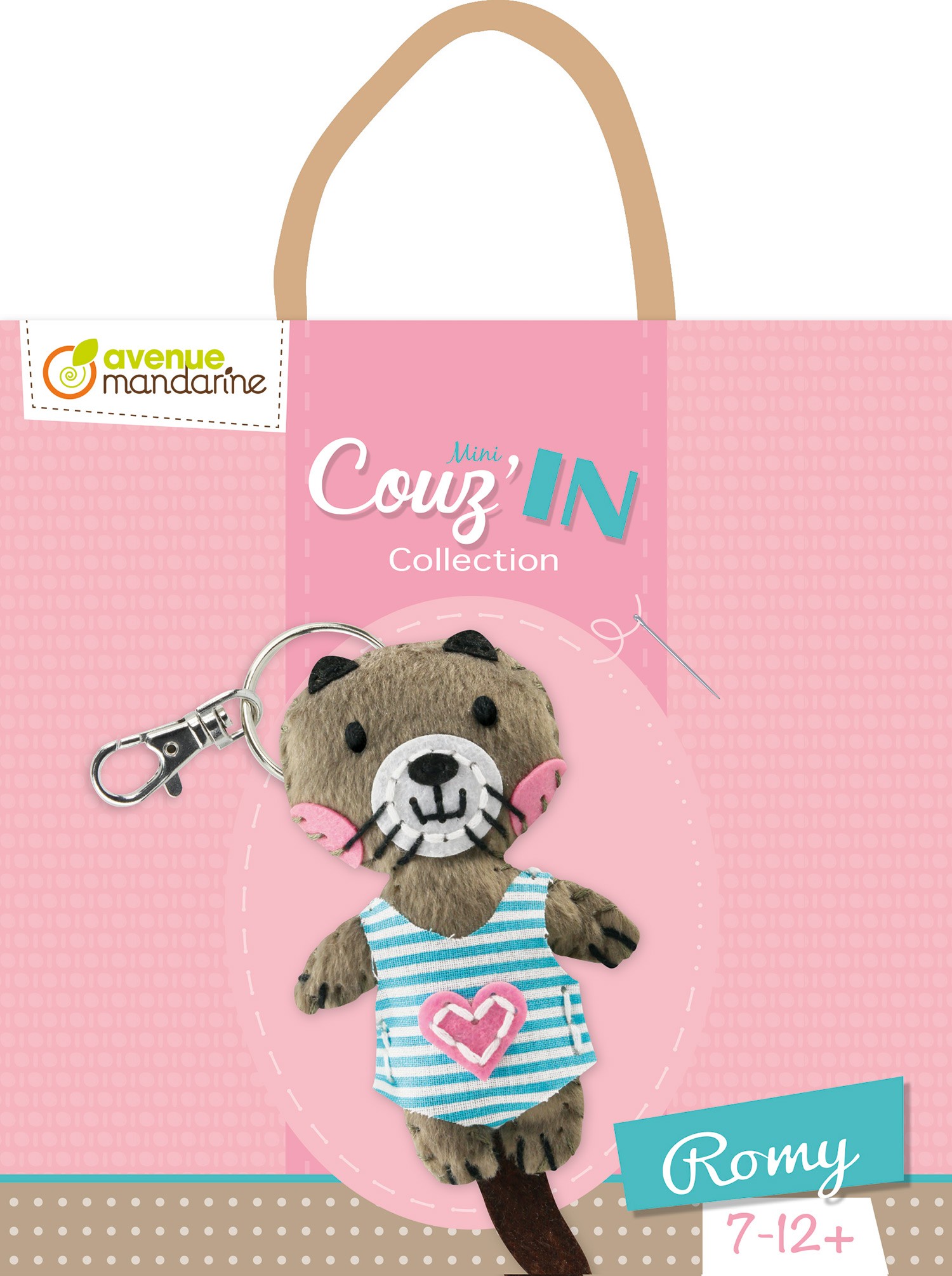 Nuku valmistamise komplekt ''Koer Romy'' võtmehoidja, Avenue Mandarine