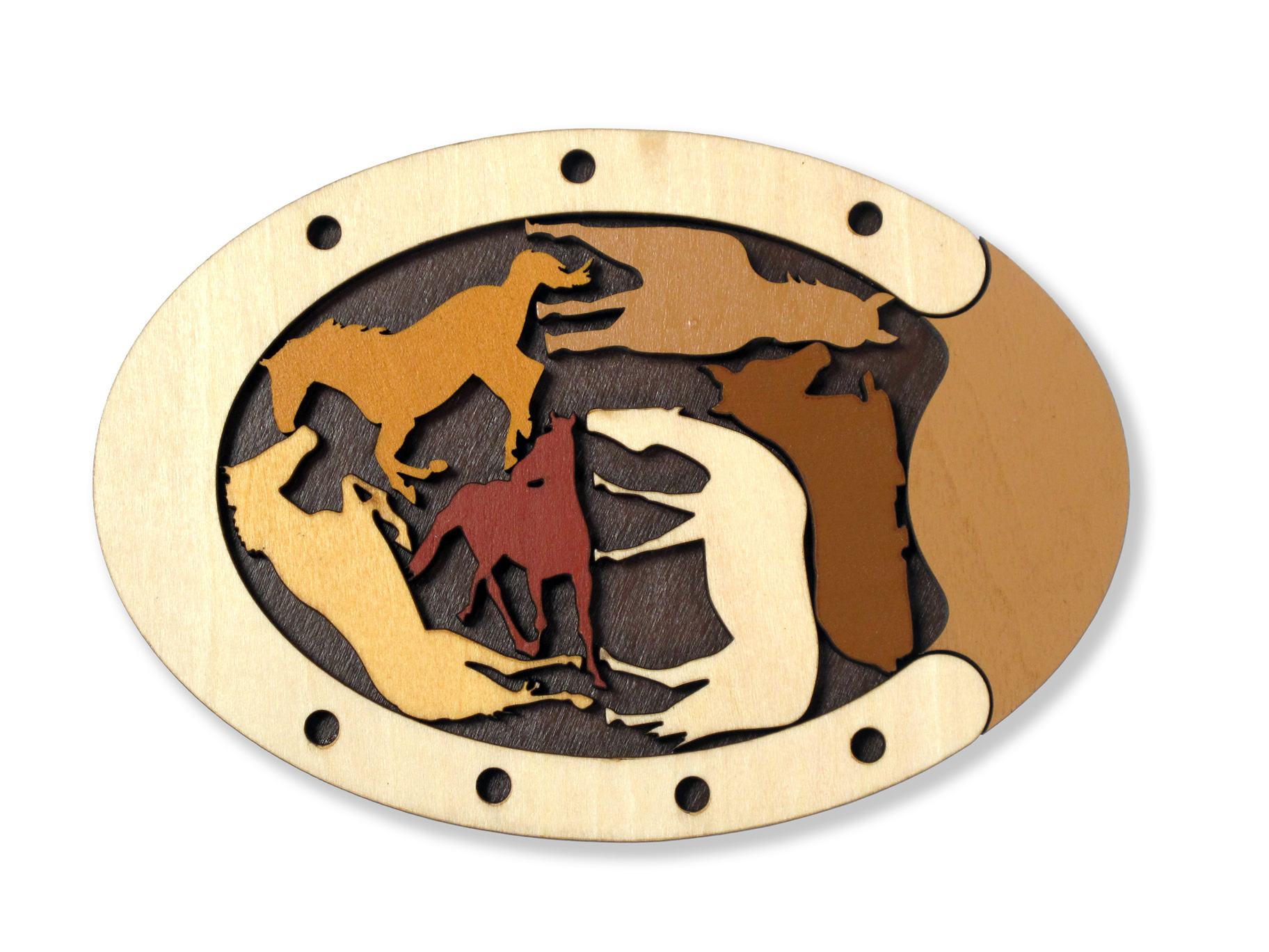 Nutimäng Constatin Animals ''Metsikud hobused'' PUIDUST, Recent Toys