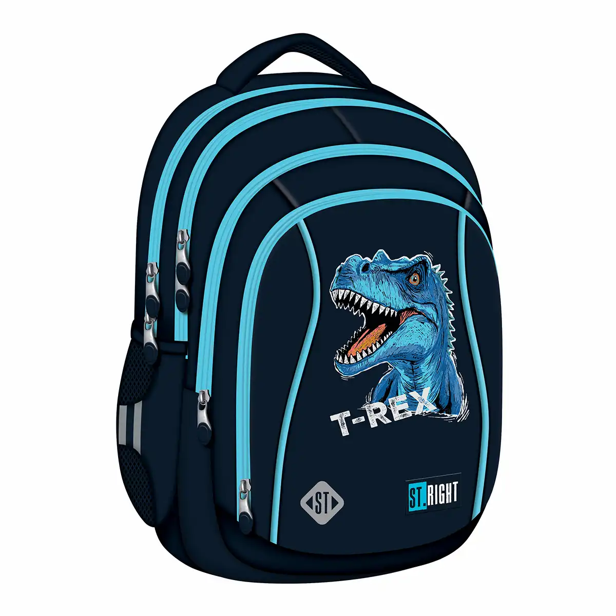 Koolikott/seljakott St.Right 17'' BP04 Blue T-Rex