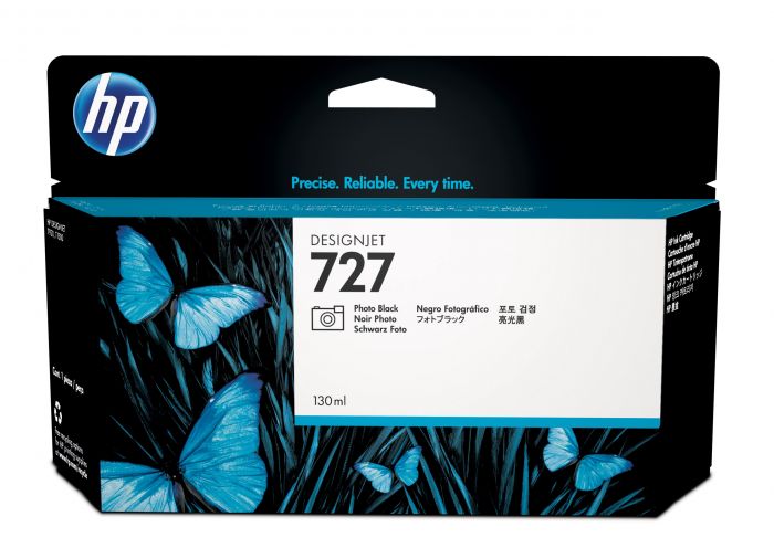 Tint HP B3P23A No.727 Photo Black 130ml DesignJet T1500 , T2500 , T920
