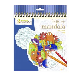 Värviraamat 15x20cm ''Mandala - kollide segadus'' 36l 250g, Avenue Mandarine /5