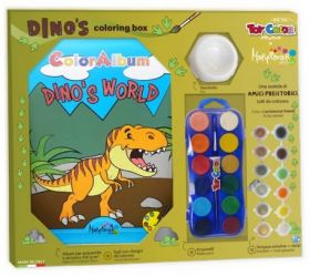Värvimiskomplekt "Dino" vahenditega, Toy Color