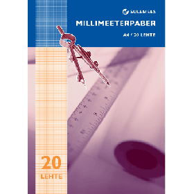 Millimeetripaber A4 20lehte