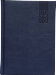 Raamatkalender A5 Nädal, vertikaalne, Lux sinine (00040)