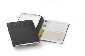 Visiitkaardialbum Durable, ID-kaardile, läbipaistev , 4-taskut