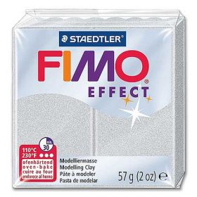 Polümeersavi Effect 57g hõbedane metallik, Fimo EOL, UUS KOOD STD8010-81
