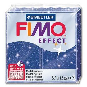 Polümeersavi Effect 57g sinine glitter, Fimo /6