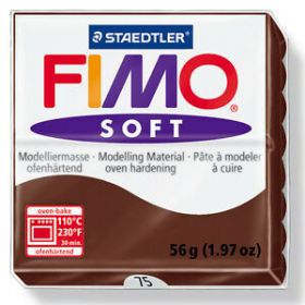 Polümeersavi Soft 57g šokolaadipruun, Fimo /6