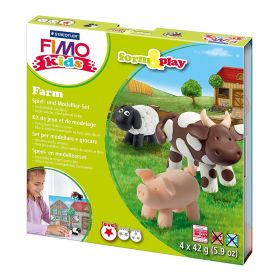 Voolimissavi Kids kompl "Farm" 4tk/pk Fimo 42g /5