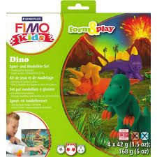Voolimissavi Kids kompl "Dinosaurus" 4tk/pk Fimo 42g /5