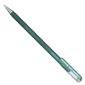 Geelpliiats Hybrid DualMetallic Glitter 1mm roheline sinisega, Pentel/12/576
