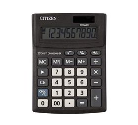 Kalkulaator CMB1001-BK 137x102x31mm lauale, must, Citizen /50