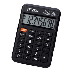 Kalkulaator Citizen LC-110NR tasku, must