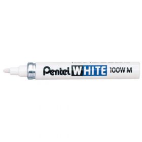 Permanentmarker X100W-M valge 3,9mm peen, Pentel /12/240