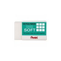 Kustutuskumm "Soft" Hi-Polymer 43,4x17,4x11,8mm ZES05, Pentel /48/1440