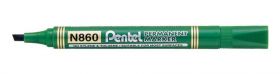 Permanentmarker N860 lõigatud otsaga 1,8/4,5mm roheline, Pentel 12/576