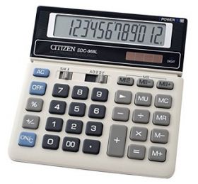 Kalkulaator Citizen SDC-868L lauale /40