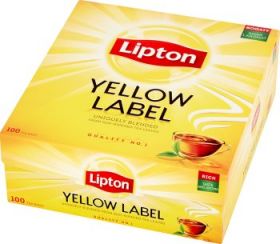 Tee Lipton Yellow Label, ümbrikuta 100tkx2g/pk/2