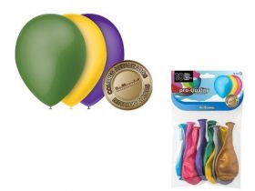 Õhupallid „Metallikvärvid“ värvivalik, Colors 10tk/pk diam 27cm, Balloonia/12