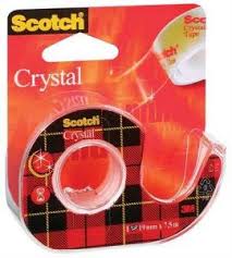Kleeplint Scotch Crystal 19x7,5m alusel/12
