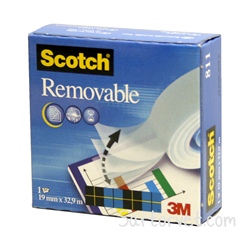 Kleeplint Scotch Magic 811 eemaldatav 19x33m/12