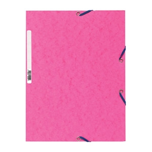 Kartongmapp kummiga A4 55520E roosa, Exacompta /25