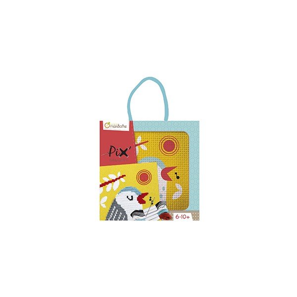 Tikkimiskomplekt ''Lind'' ristpistes, Avenue Mandarine