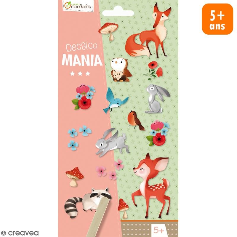 Siirdekleebis Decalco Mania ''Metsaasukad'' Avenue Mandarine/6