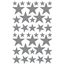 Kleebised Initial ''Tähekesed'' 4lehte 10,5x16cm, Maildor/6