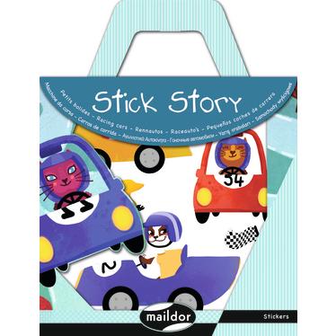 Kleebised jutusta lugu "Võidusõit" 4lehte+taust Maildor/6