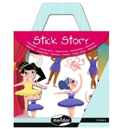 Kleebised jutusta lugu "Balletitantsijad" 4lehte+taust, Maildor /6