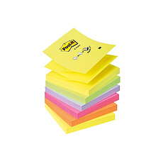 Märkmepaber Post-it z-note 330NR 76x76mm rainbow/6