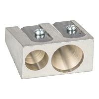 Pliiatsiteritaja 2 ava, 8+11mm, metallist, Brunnen/20