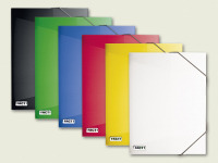 Plastkarp kummiga A4 2,5cm FACT värvivalik, Brunnen