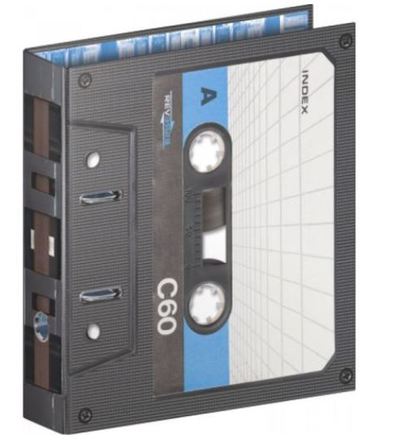 Registraator A4/8cm ''RVS'' 2015 Retro kassett Brunnen/10